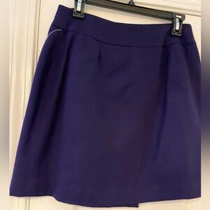 Deep Purple Wool Skirt